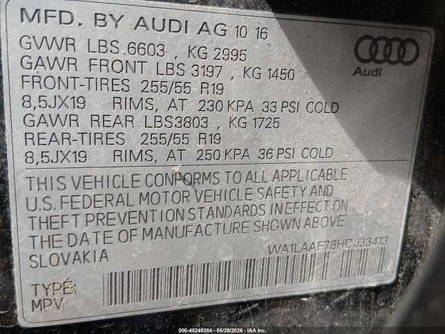 Audi Q7 3.0t Premium