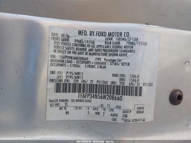 Ford Focus Zx4