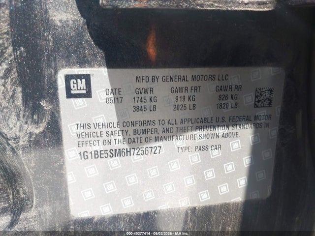 Chevrolet Cruze Lt Auto