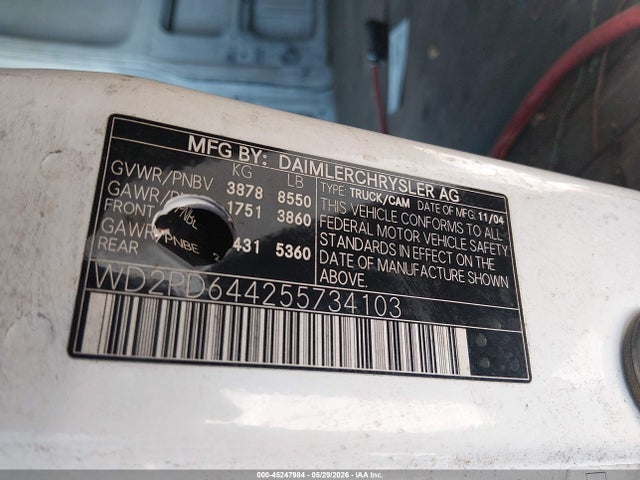 Dodge Sprinter Van 2500 Shc