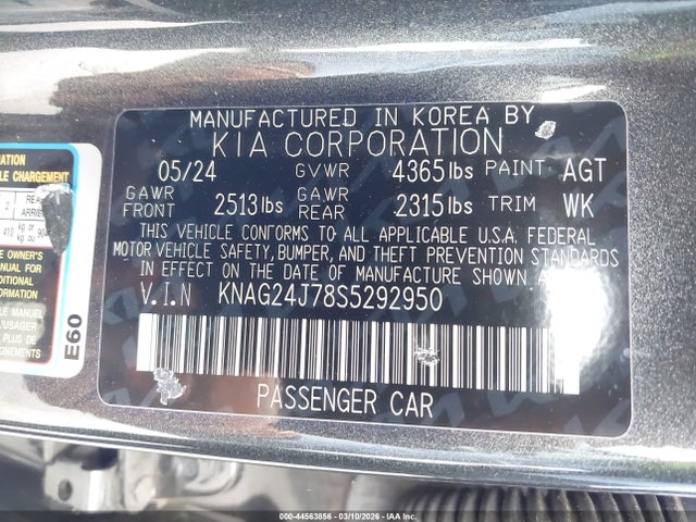 Kia K5 Lxs