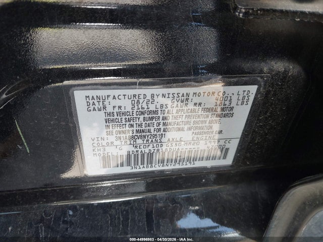 Nissan Sentra Sv Xtronic Cvt