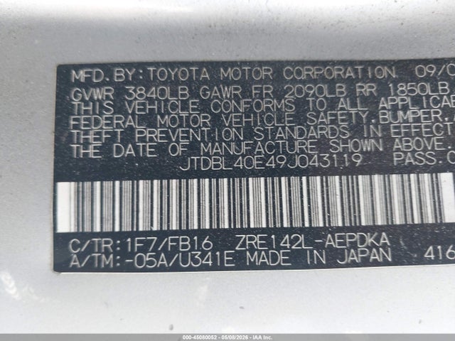 Toyota Corolla Le