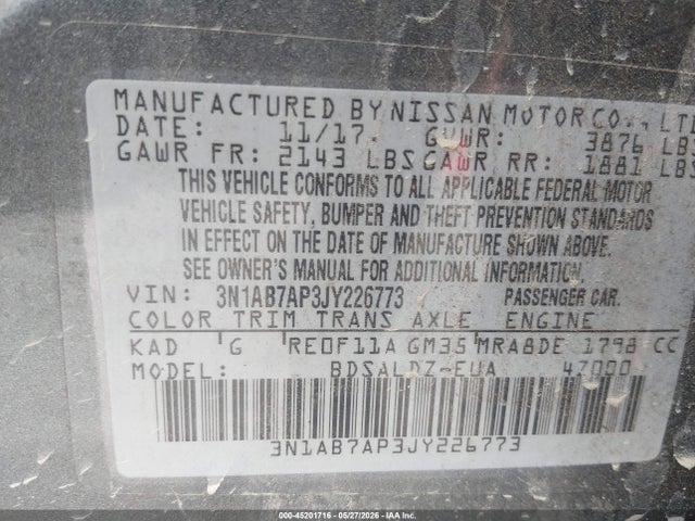 Nissan Sentra Sv