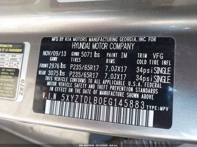 Hyundai SANTA FE 2.4l