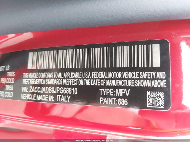Jeep Renegade Limited Fwd