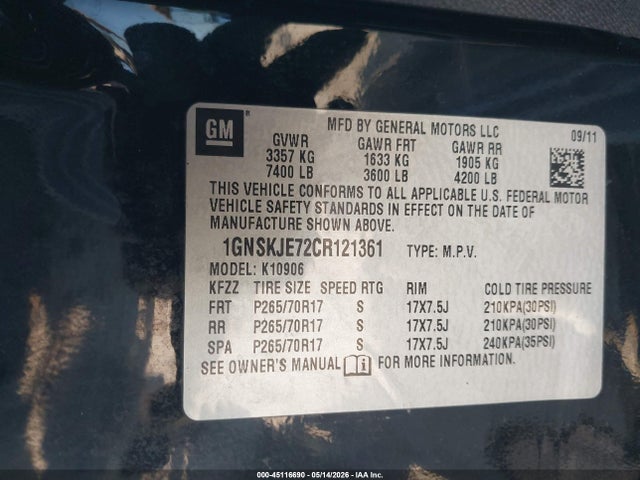 Chevrolet Suburban 1500 Lt
