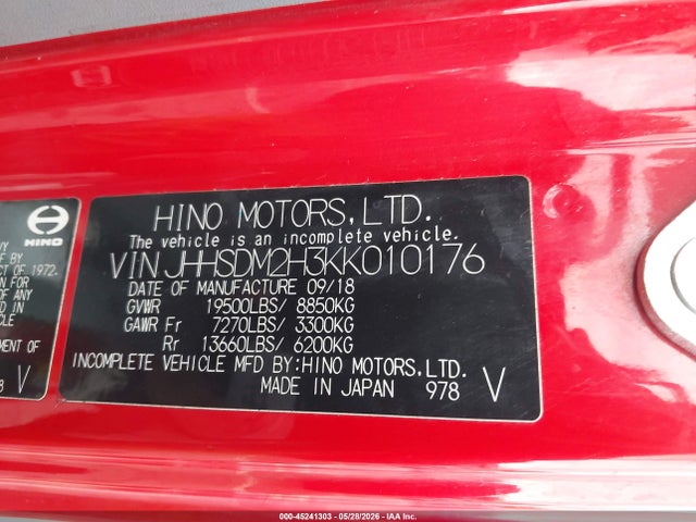 Hino Xjc740 Xfc740