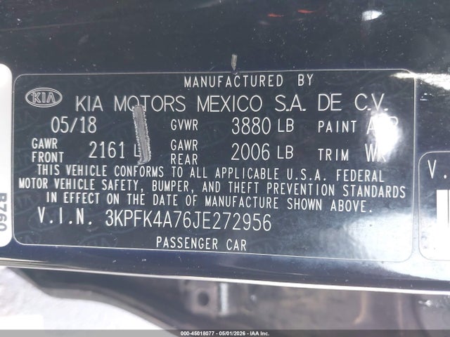 Kia Forte Lx