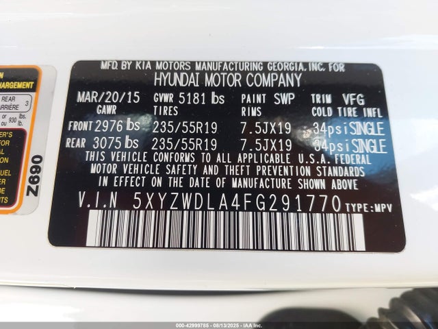 Hyundai SANTA FE 2.0l Turbo