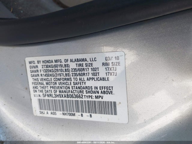 Honda Odyssey Touring