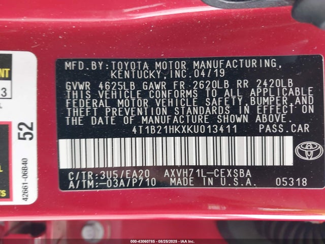 Toyota Camry Se