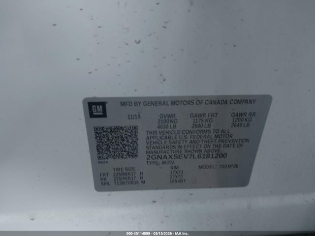 Chevrolet Equinox Awd Ls