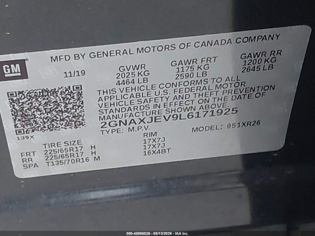 Chevrolet Equinox Fwd 2fl