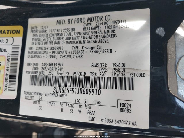 Lincoln MKZ Reserve
