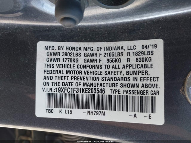Honda Civic Ex