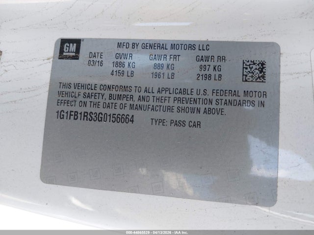 Chevrolet Camaro 1lt