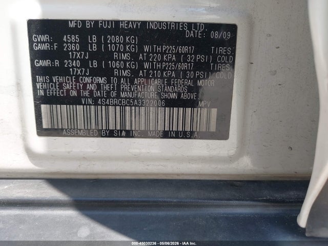 Subaru Outback 2.5i Premium