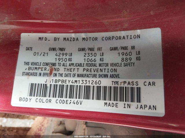 Mazda Mazda3 2.5 Turbo Premium Plus