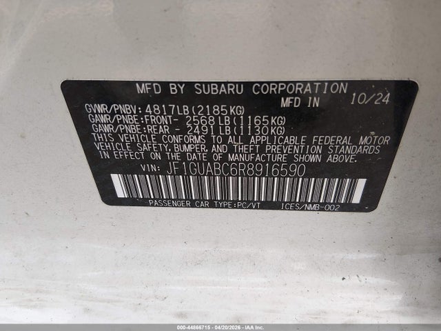 Subaru Impreza Base 5-door