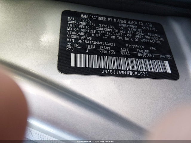 Nissan Rogue S Awd Xtronic Cvt