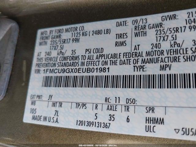 Ford Escape Se