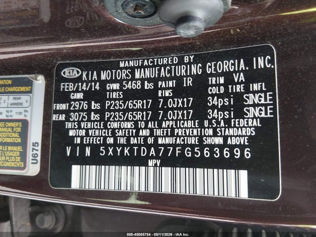 Kia Sorento Lx V6