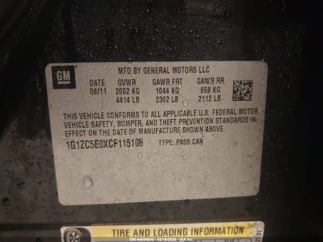 Chevrolet Malibu 1lt