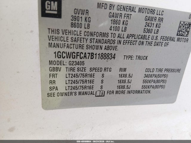 Chevrolet Express Work Van
