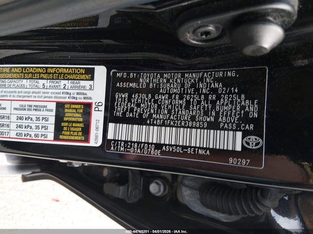 Toyota Camry Le