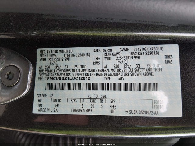 Ford Escape Se Sport Hybrid