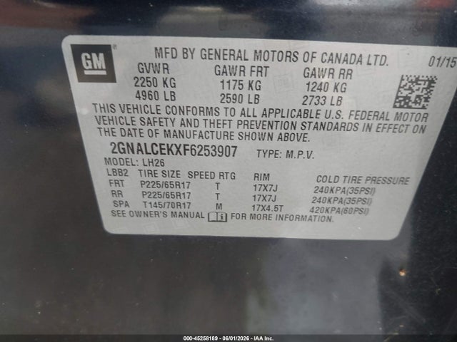 Chevrolet Equinox 2lt