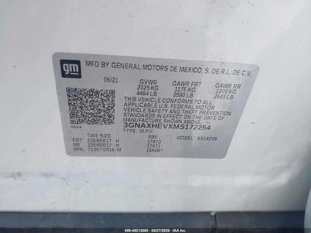 Chevrolet Equinox Fwd Ls
