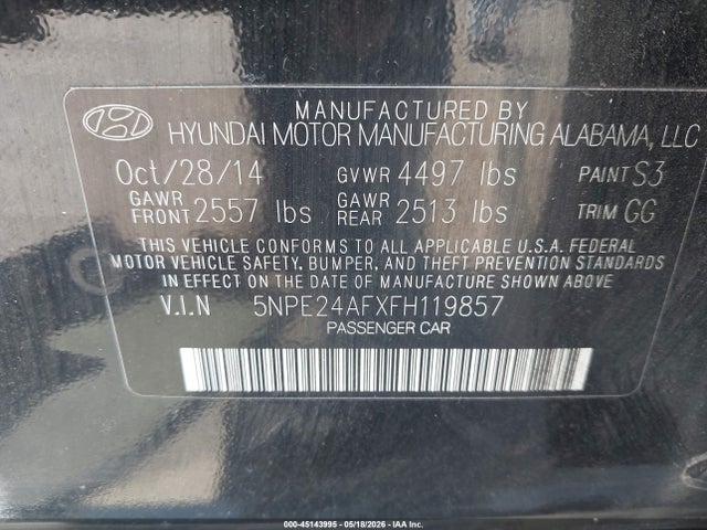 Hyundai SONATA Se