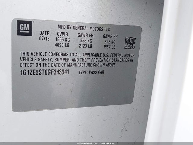 Chevrolet Malibu 1lt