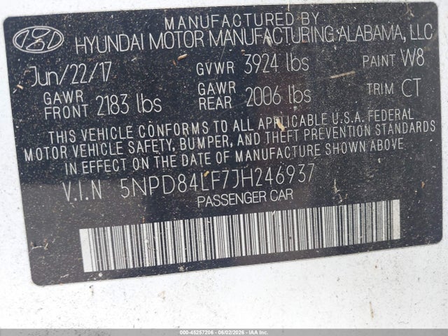 Hyundai ELANTRA Sel