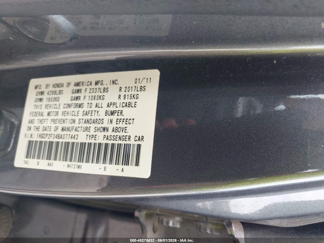 Honda Accord 2.4 Lx