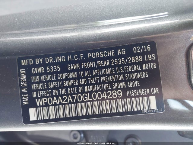 Porsche Panamera 4