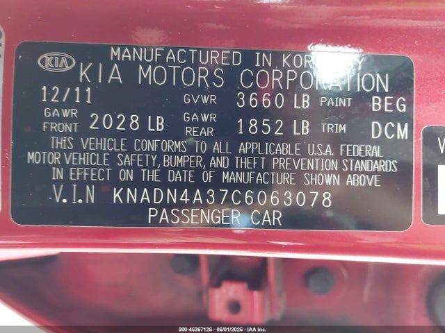 Kia Rio Ex