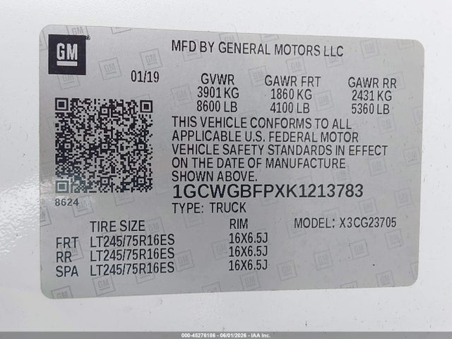 Chevrolet Express Work Van