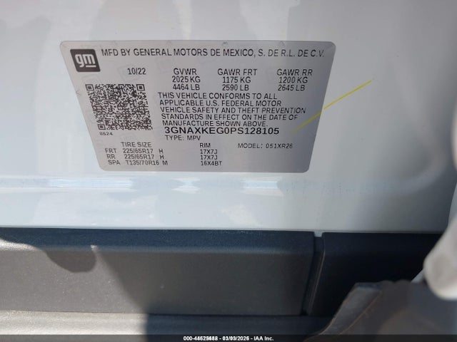 Chevrolet Equinox Fwd Lt