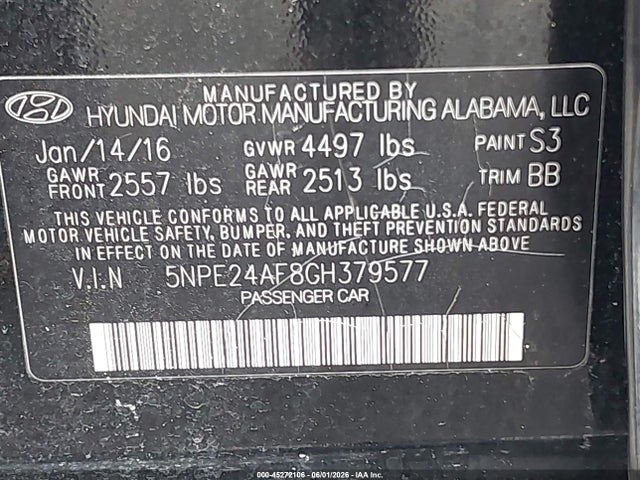 Hyundai SONATA Se
