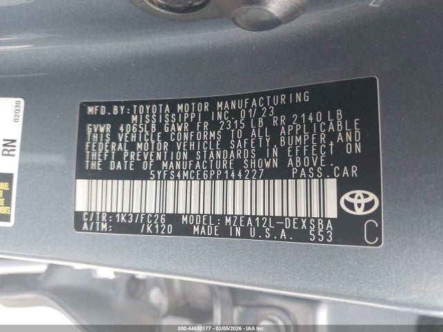 Toyota Corolla Se