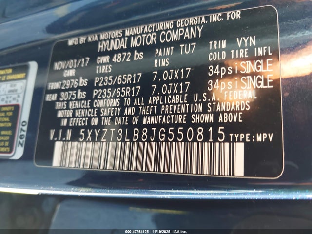 Hyundai SANTA FE 2.4l