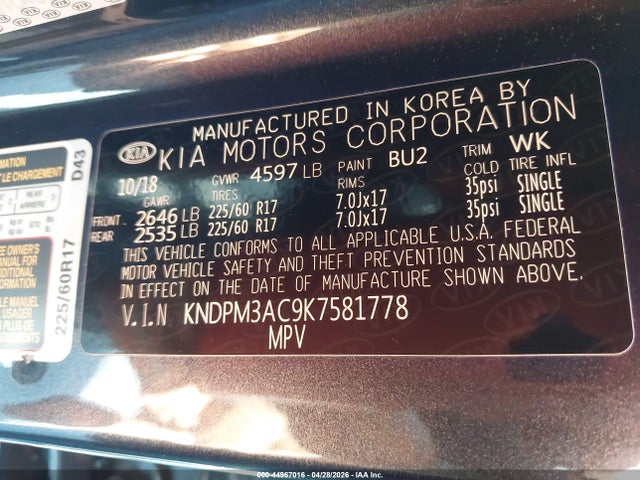 Kia Sportage Lx