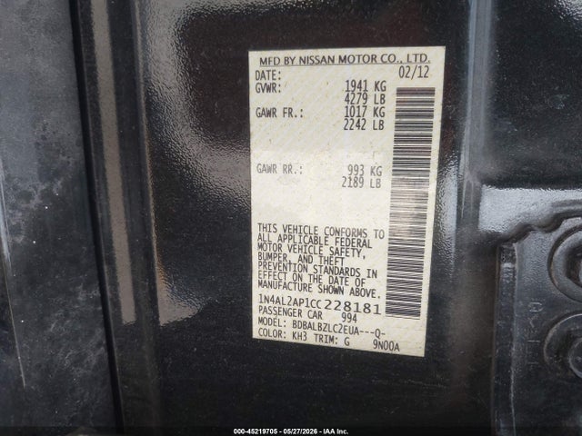 Nissan Altima 2.5 S