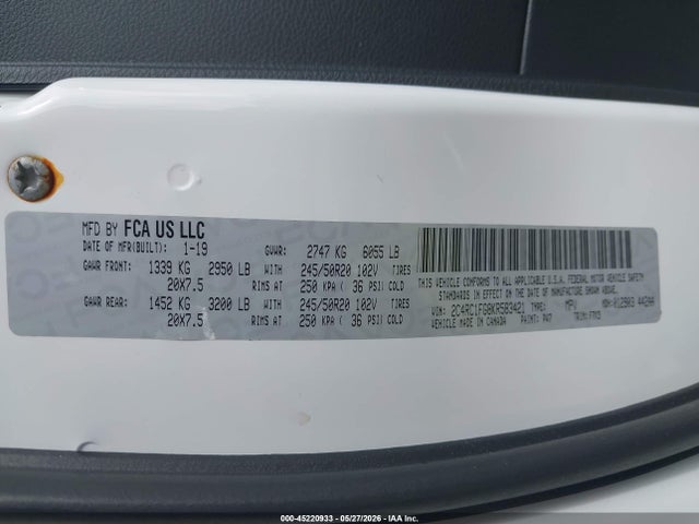 Chrysler Pacifica Touring Plus