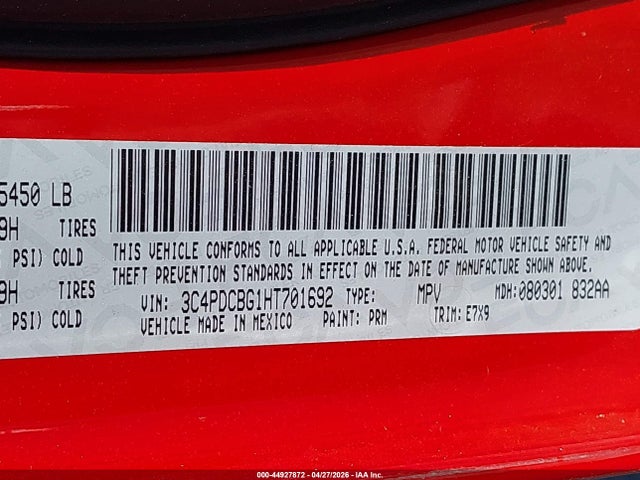 Dodge Journey Sxt