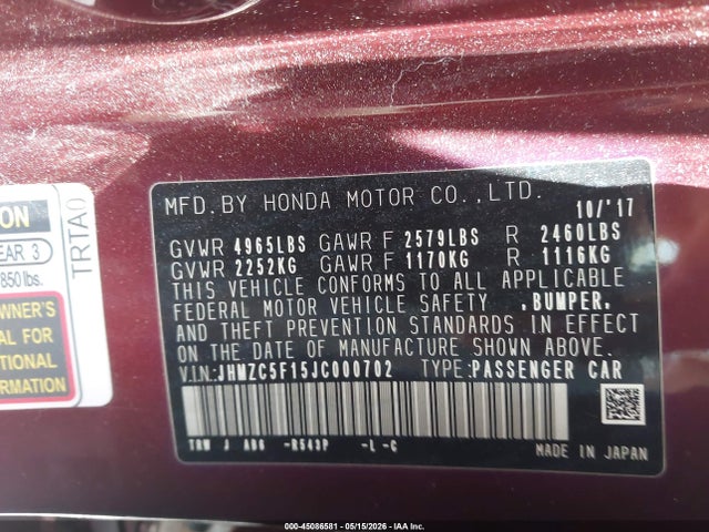 Honda Clarity Plug-In Hybrid