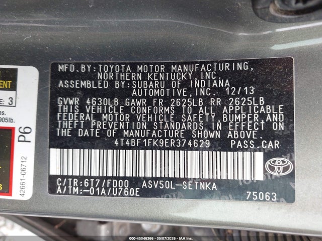 Toyota Camry Le